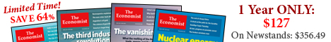 Save 82% on Economist