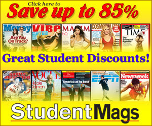 Banner for College Student-Oriented Sites