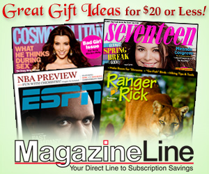 Magazineline.com - Great Gift Ideas for $20 or less