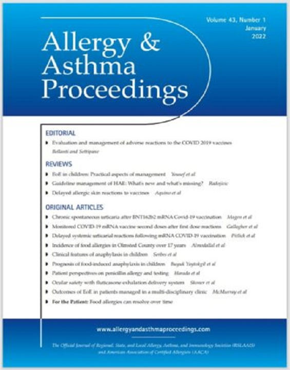 Allergy and Asthma Proceedings Magazine