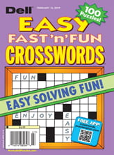 Dells Easy Fast n Fun Crosswords Magazine