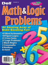 Dell Math  Logic Problems Magazine