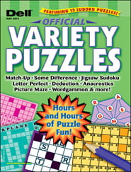 Dell Official Favorite Variety Puzzles Magazine