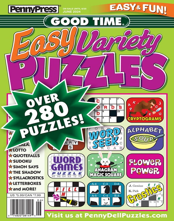 Good Time Variety Puzzles Magazine