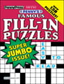 Famous Fill-In Puzzles Magazine