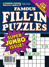Famous FillIn Puzzles Magazine