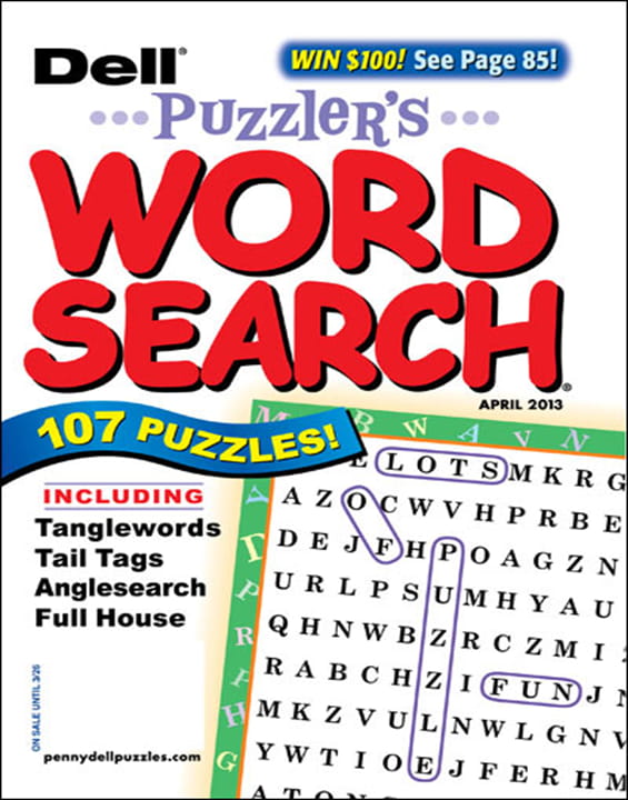 Dell Word Search Puzzles Magazine