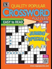Quality Popular Crossword Puzzles Magazine