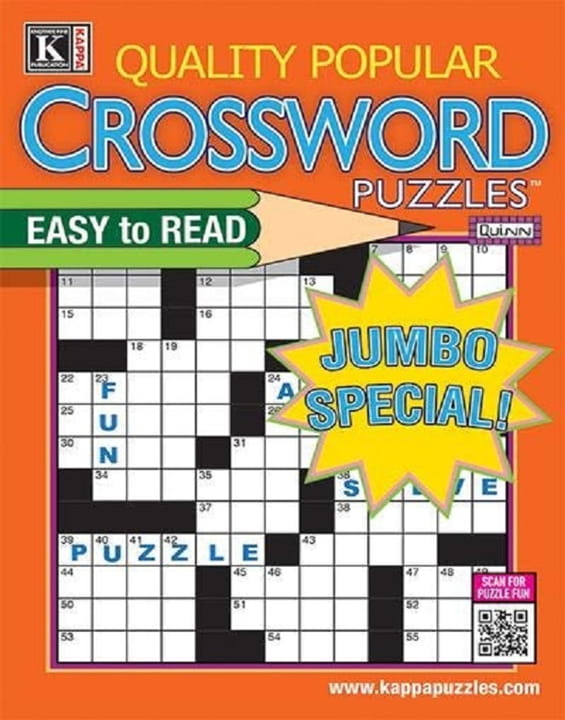 Quality Popular Crossword Puzzles Magazine