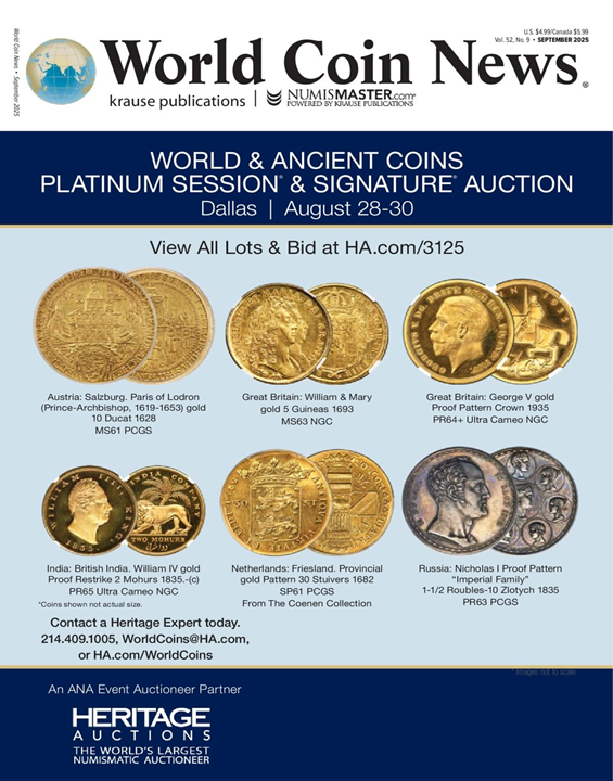 World Coin News Magazine
