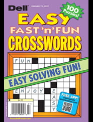 Dell's Easy Fast 'n' Fun Crosswords Magazine