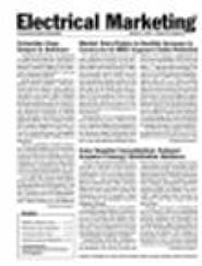 Electrical Marketing Newsletter-Digital