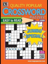 Quality Popular Crossword Puzzles Magazine